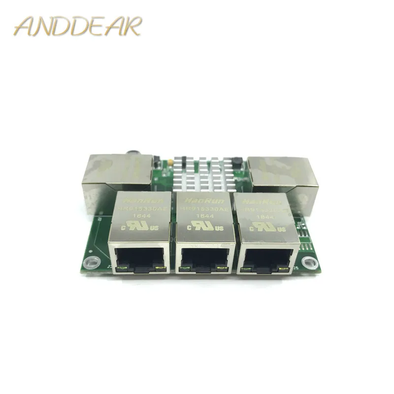 

Industrial grade mini micro low power 3/4/5 port 10/100/1000Mbps RJ45 Gigabit network switch module gigabit network switch