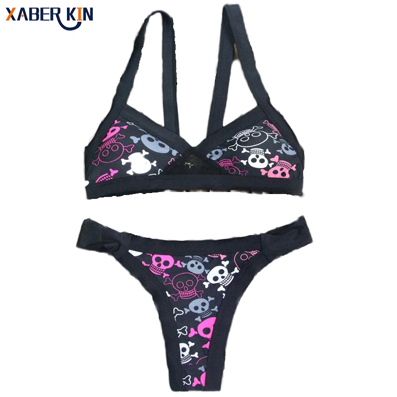 

New Sexy Slim Floral Swimsuit Women Push Up Sexy Swimwear Female Bathing Suit Women Bikini Plavky Brazilian Tankini K174-CGR1