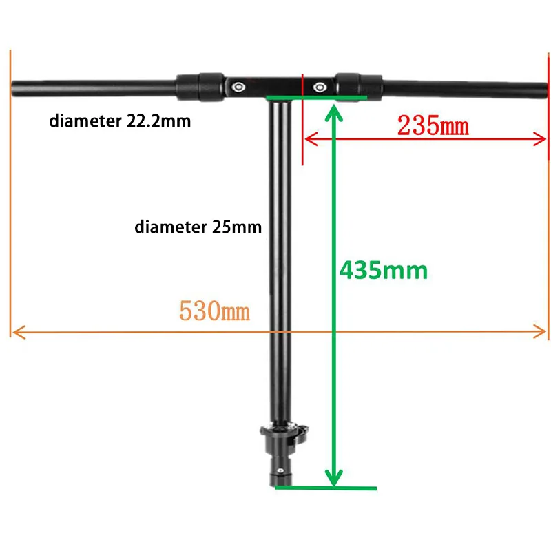 JS алюминиевый сплав руль велосипеда "T" Тип углеродная Ручка Бар для электрического скутера аксессуары с M6* 25 мм/M4*25 мм замок скутер