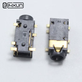 

10PCS PJ-342 3.5mm Headphone jack PJ342 6Pin Audio Socket SMD 3+3 Pin Gold Plated Connector