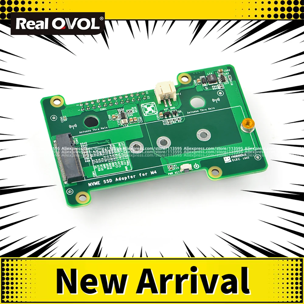 

RealQvol Friendlyarm NVMe SSD Adapter for M4 Nanopi M4