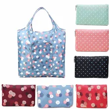 Цветок складные сумки многоразового использования для покупок складной продуктовый нейлон Эко сумка