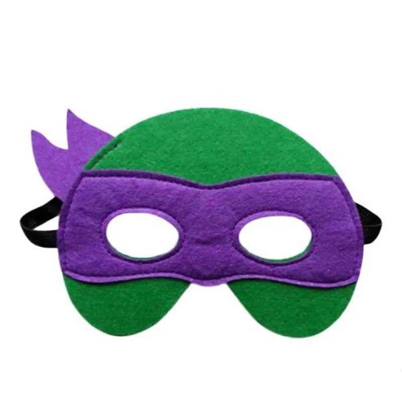Фетровая маска «Черепашки» для костюмированной вечеринки, дня рождения, Хэллоуина, Пасхи, Рождества, Детские вечерние костюмы, фетровые маски