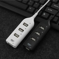 Mini USB 2,0 de alta velocidad, 4 puertos USB Hub Splitter Hub adaptador para PC, ordenador portátil, para discos duros portátiles