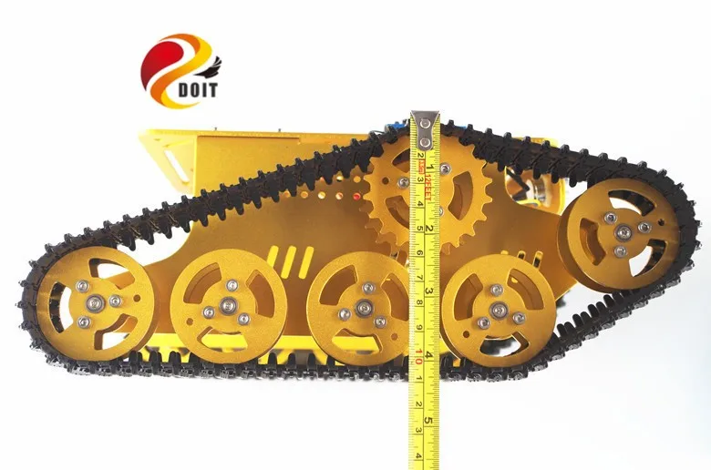 Официальный doit металла робот цистерны шасси трек Caterpillar шасси Дистанционное управление отслежены гусеничный колея установлен модель