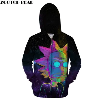 

Galaxy Printed Hoodies Men Zip Sweatshirts 3D Zipper Hoodie Anime Pullover Unisex Hoody Funny Tracksuit 6XL DropShip ZOOTOPBEAR