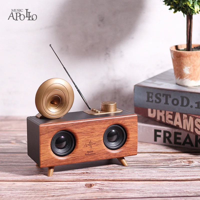 

K20D New Wireless Bluetooth Speaker Radio European Retro Mobile Phone Bluetooth Speaker Creative Gift Small Speaker