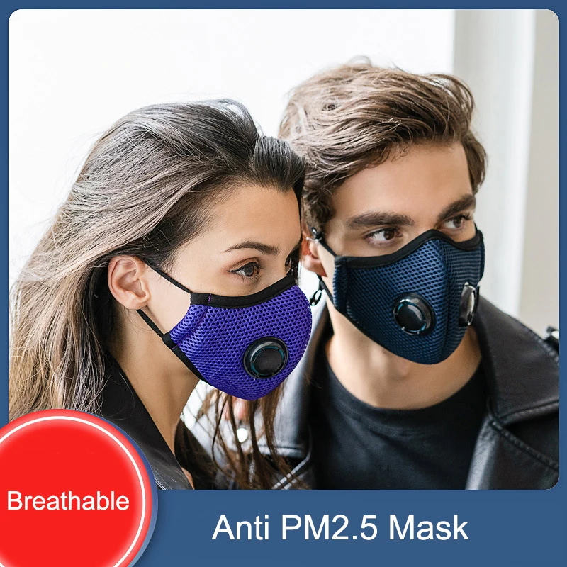 

Dust Mask 2 Activated Carbon Filters N95 Mask Respiratory Protection Anti Pollution Exhaust Gas Pollen Allergy PM2.5 Woodworking