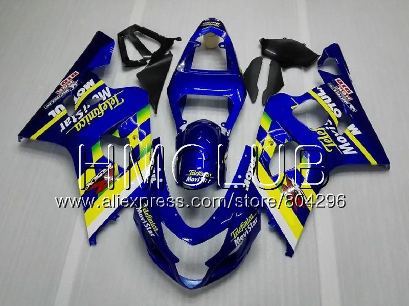 Корпус для SUZUKI gsx-r 750 GSX R750 K4 GSXR 600 04 05 GSX-R600 4HM6 серебро пламя GSXR-750 GSXR600 04 05 GSXR750 2004 2005 обтекателя - Цвет: No. 15 no tank cover