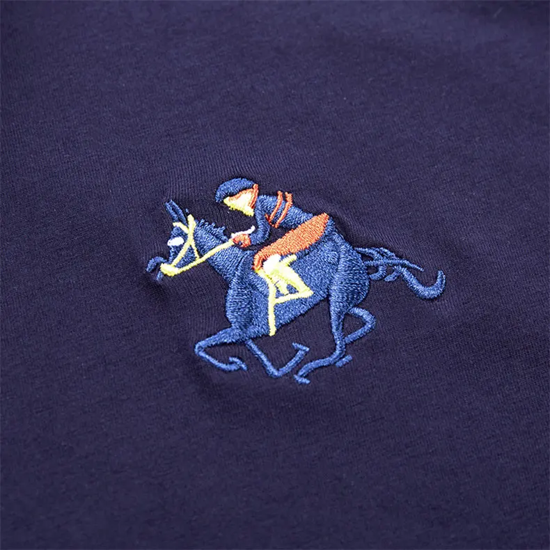 9Color Horse Polo men quality cotton summer brand short golf riding man polos male clothing 4XL large size Muls 2017 new arrival-10