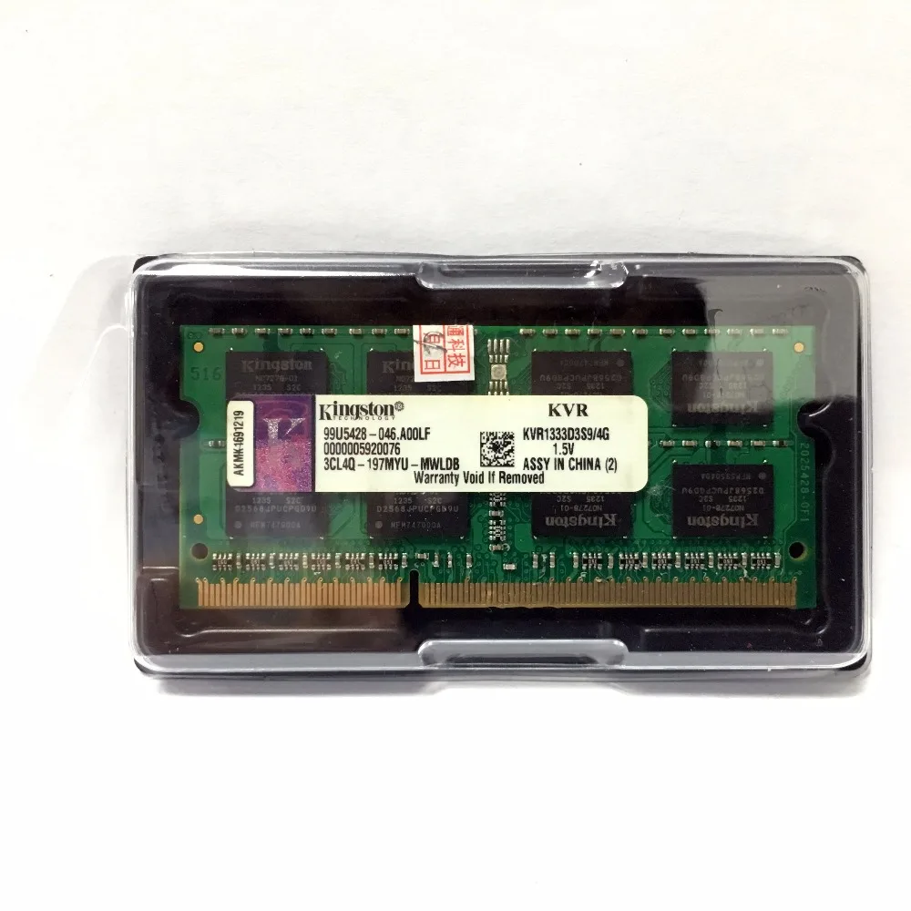 Kingston chipset Memory RAM Memoria Module Notebook laptop 1gb 2gb 8gb 4GB 4G PC3 DDR3 1333 1600 MHZ 10600 12800 RAM