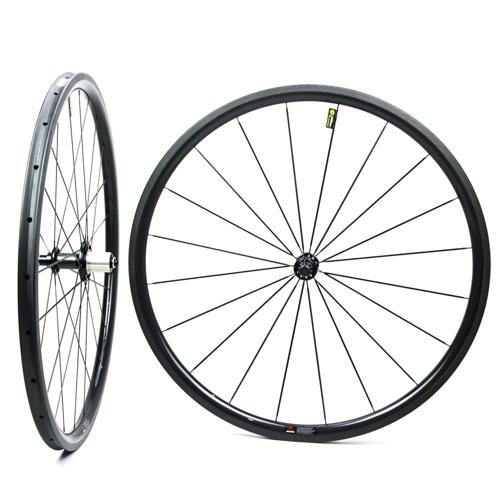 30mm Depth Low Profile Carbon Road Bike Wheelset 700c Bicycle Rim