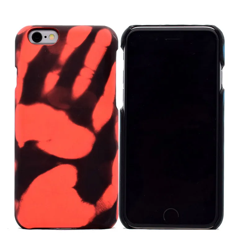 

New responsive color change set mobile phone temperature sensitive protective cover Thermal Phone Protective Casefor iphone 6s