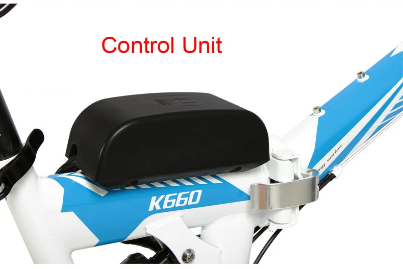 K660 с высоким содержанием углерода Сталь рамка, 21 скорости 26 дюймов 36/48V 240 W, складной электрический велосипед, передние и задние дисковые тормоза, Байк, способный преодолевать Броды