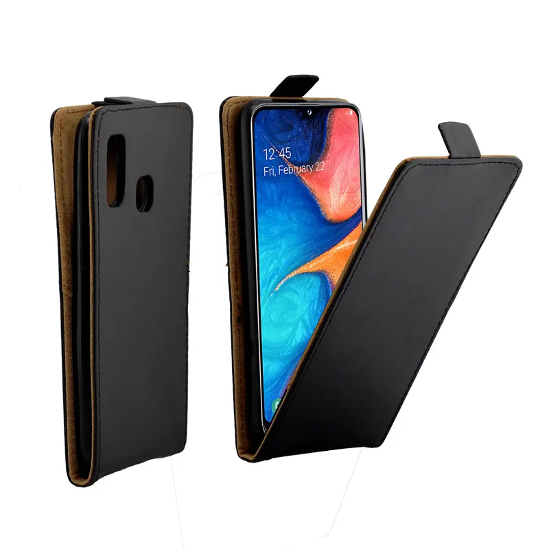 Business Leather Case For Samsung Galaxy A20e/A202 Cases Coque Vertical