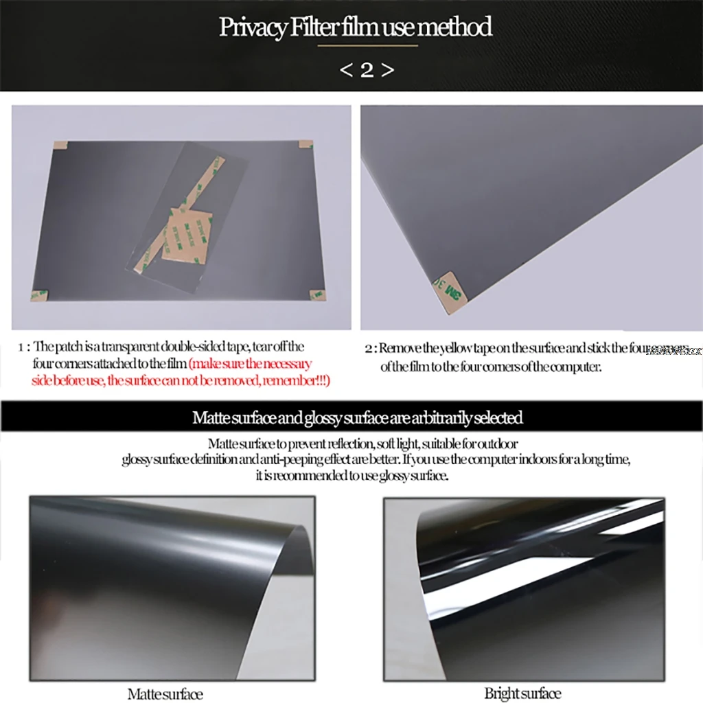 portátil privacidade computador monitor película protetora notebook