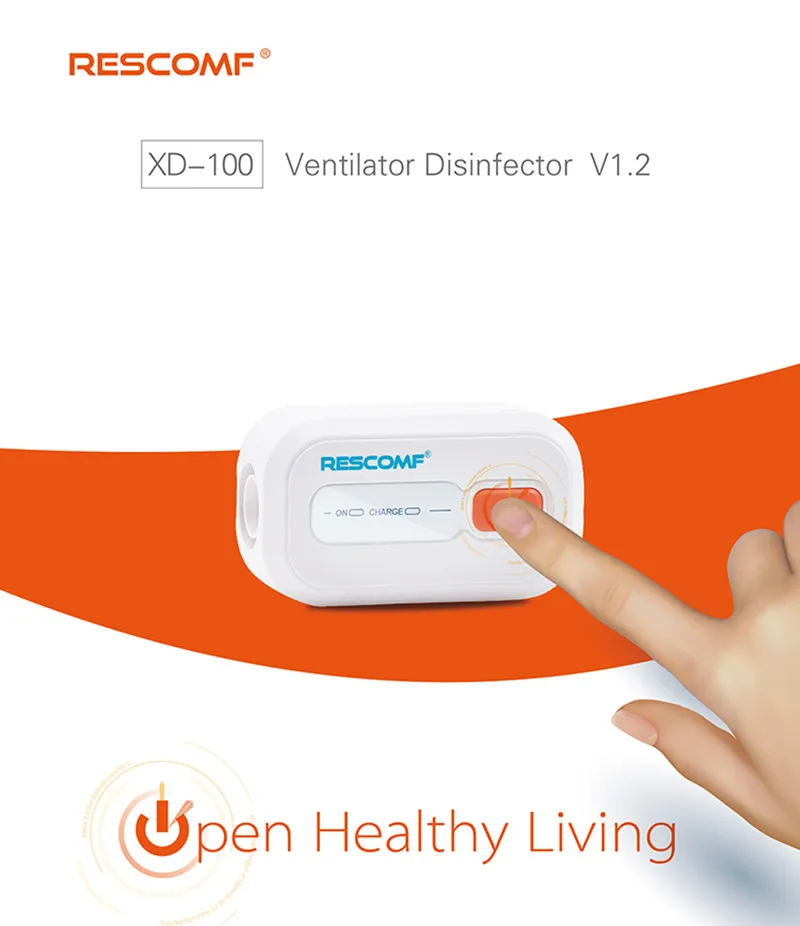 negative-ion Rechargeable Battery Ventilator Sterilizer CPAP APAP BPAP Disinfector for Face Mask Sleep Apnea OSAHS OSAS (9)_