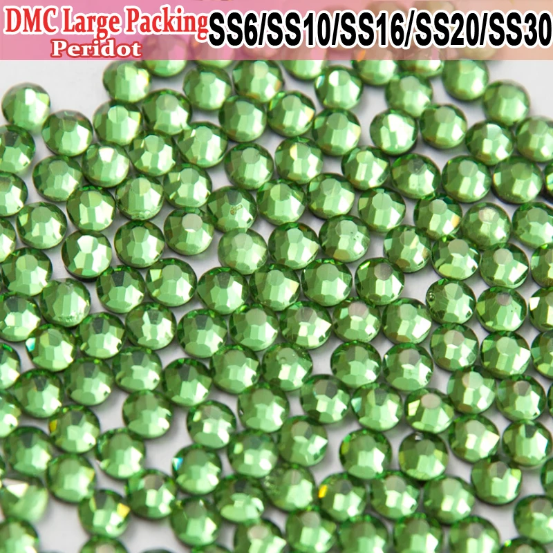 

Bulk Packing Iron On Beautiful stoning design Peridot stones and crystals Transfer Designs Hotfix Rhinestones