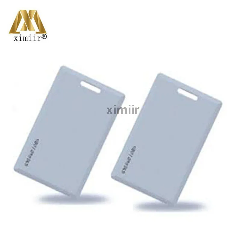 

10pcs/lot proximity EM ID thick card with hole 125KHZ RFID card ID card with number code TK4100