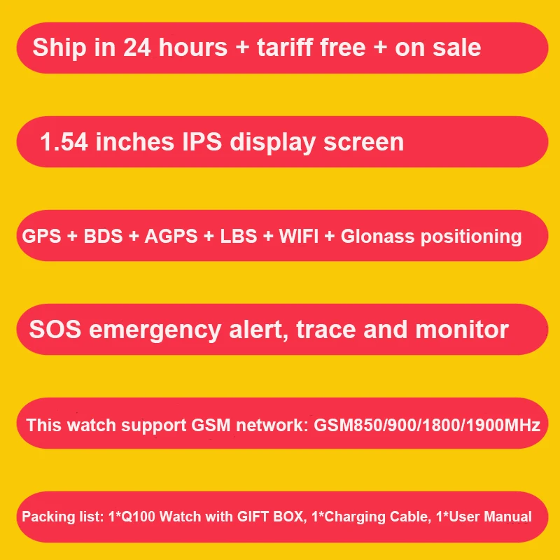 Comprar Reloj inteligente TWOX GPS Q750 Q100 mw200s para bebé con pantalla táctil, rastreador de dispositivos de localización de llamadas SOS para chico seguro PK Q50