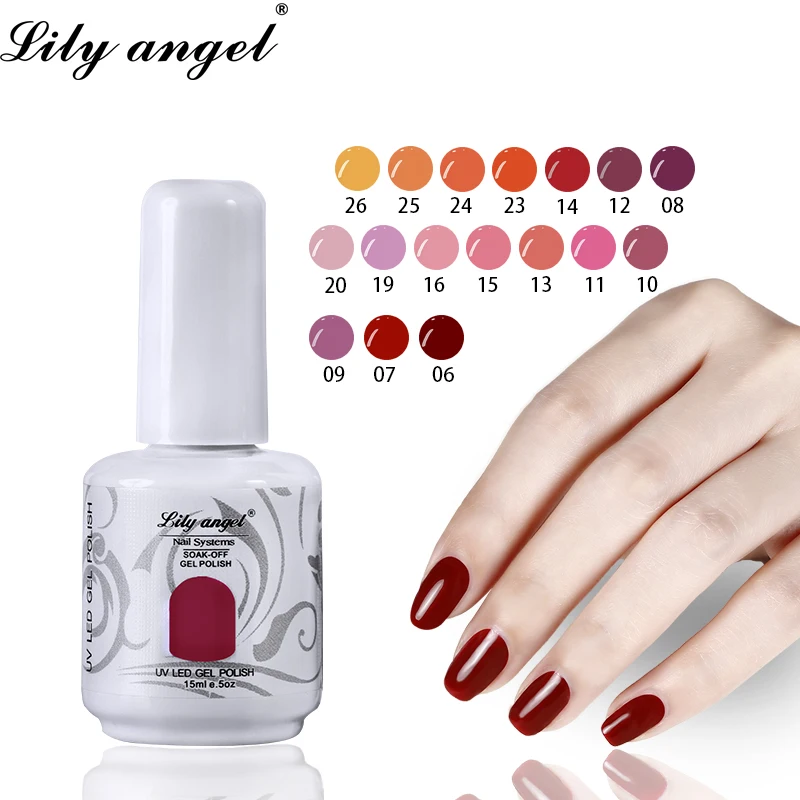 Lilyangel 1 шт. Гель-лак для ногтей 15 мл стойкий УФ-гель отмачиваемый гель наращивания