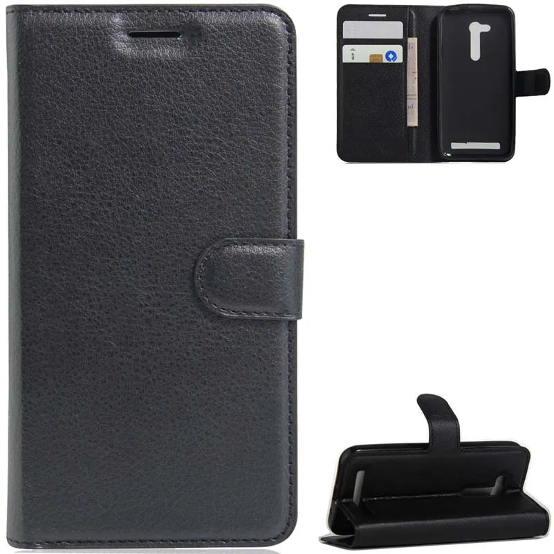 YINGHUI Lichi Skin Magnetic Wallet Pu Leather Phone Case For Asus Zenfone Go Zb452kg | Мобильные телефоны и аксессуары