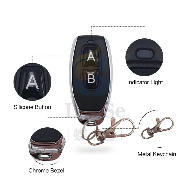 433MHz Universal Wireless Remote DC12V 10A 2CH rf Relay and Transmitter Remote Garage/gate/Light/Fan/Home appliance Control 433MHz Universal Wireless Remote DC12V 10A 2CH rf Relay and Transmitter Remote Garage/gate/Light/Fan/Home appliance Control