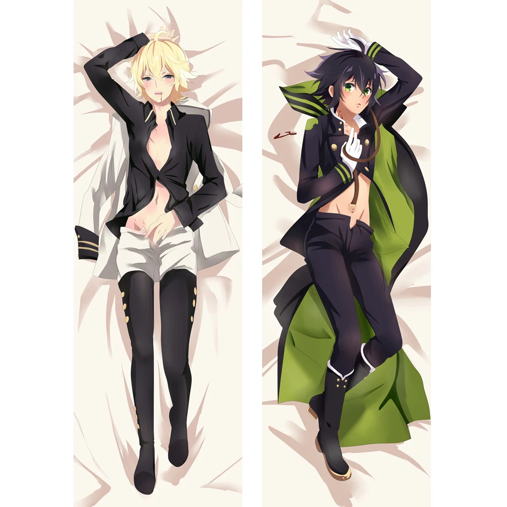 Японский Dakimakura Чехол Seraph из конца кровати Наволочка Krul Tepes Hiiragi Shinoa наволочки|pillow