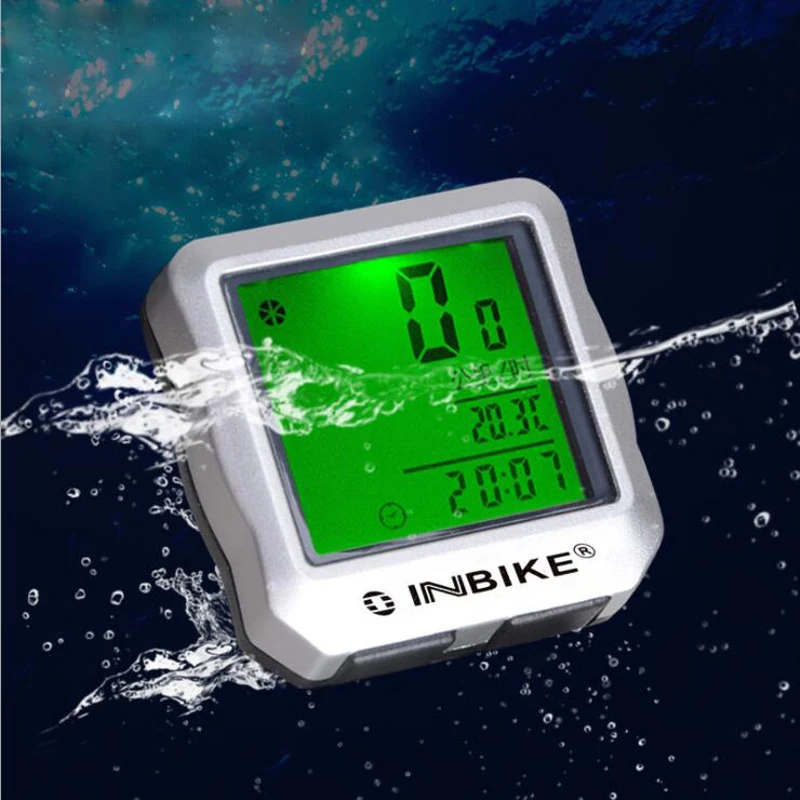 Measurable Temperature Stopwatch Bike Computer Wired Speedometer Odometer Rainproof Wired