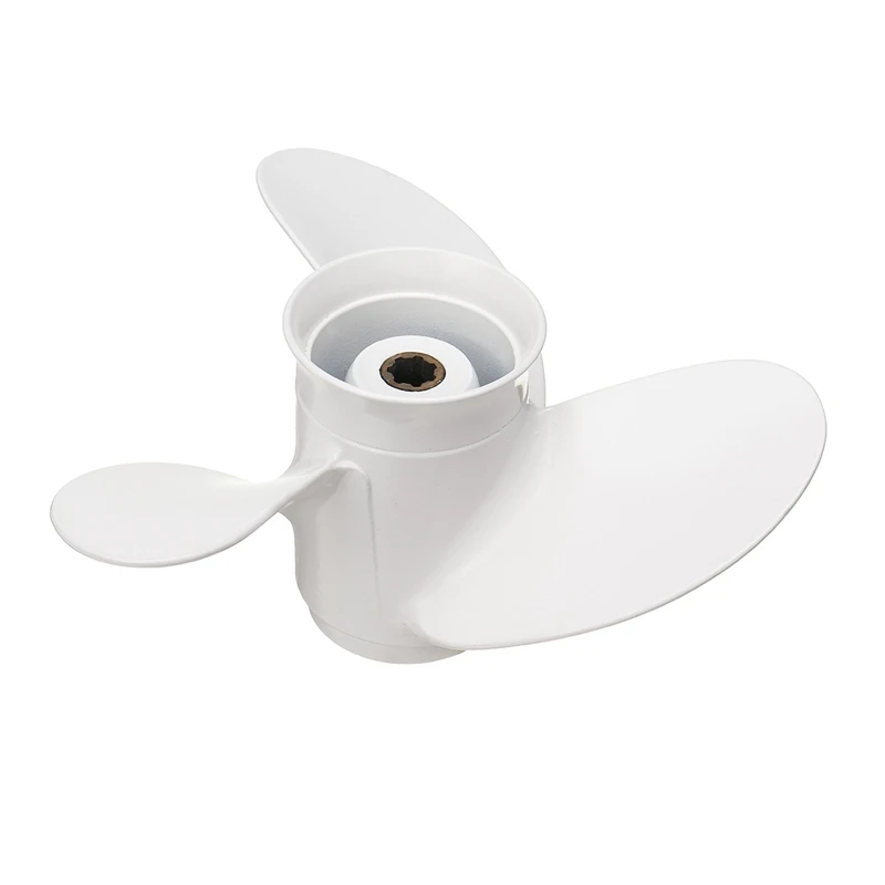 Boat Propeller 6G1-45943-00-El 8 1/2 X 7 1/2 for Yamaha Outboard Engine 6-8Hp Aluminum Alloy 3 Blades 7 Spline Rotation