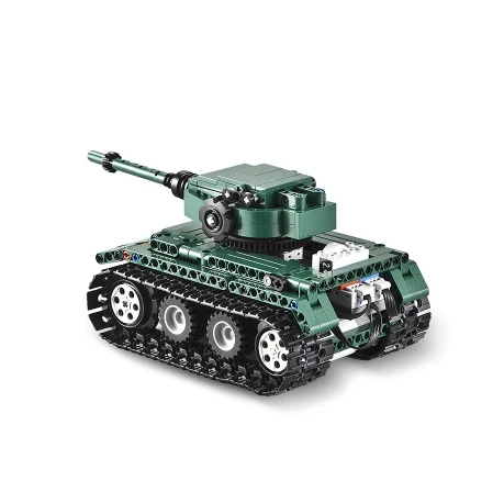 

C51018 German Tiger Tank RC 313Pcs Building Blocks Toys for Children Compatible Legoings Technic WeaponC51 128