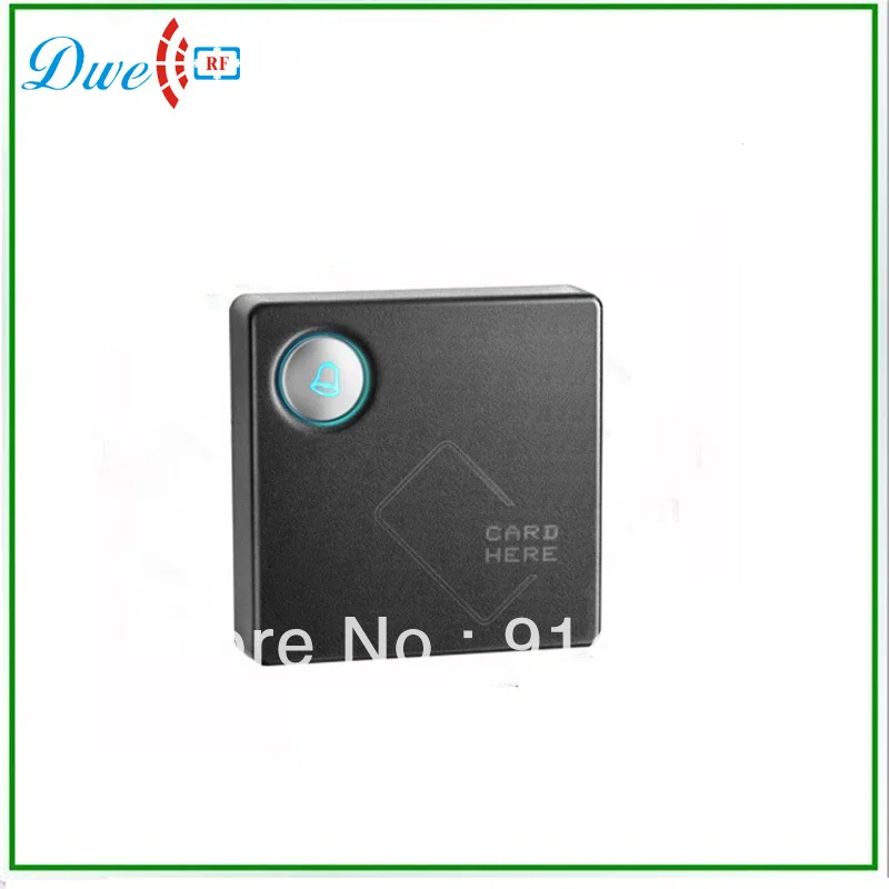 

High quality 125khz EM-ID wiegand 26 card access control rfid smart card reader with backlight door bell button