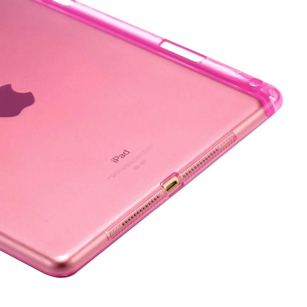 New 7.9'' Solid Clear Tablet Case for iPad mini 5 Pencil Case Transparent TPU Protective Cover for iPad mini 5 2019 Pencil Case (8)