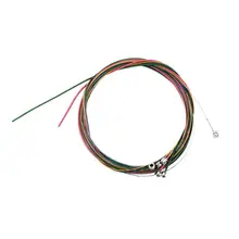 2016 Multi Color 1-6 E B G D A E Rainbow Colorful Strings Set for Acoustic Guitarra Guitar Strings New Arrival