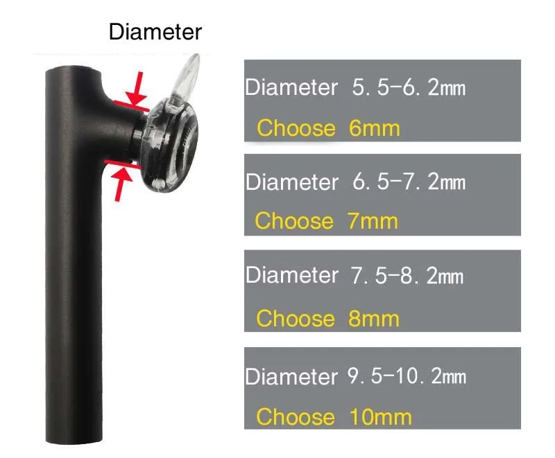 Bluetooth наушники прозрачный силиконовый Заушник зажим петли гарнитура ушной крючок Замена наушников Аксессуары 6 мм 7 мм 8 мм 10 мм