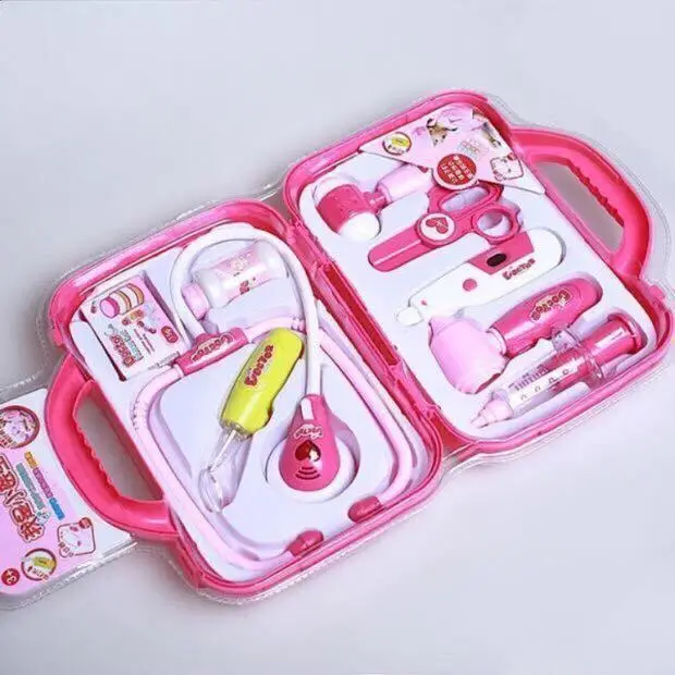 

Medicine Have Suit Small Doctor House Toys Gift Stethoscope To Make An Injection Hospital Children Simulation Simulation Toys