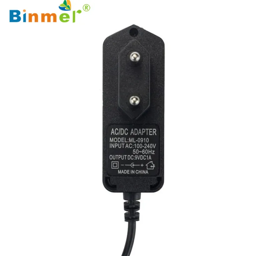 Binmer 9V 1A адаптер питания 5,5x2,1mm Вход 100 V-240 V для Arduino US Ping Sep 12