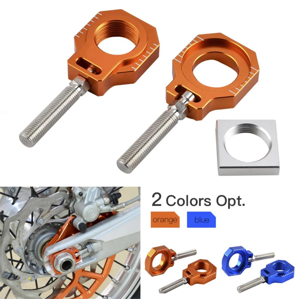Rear Axle Block Chain Adjuster For KTM 85 SX 125530 SX SXF EXC EXCF