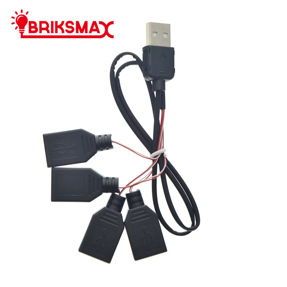 Аксессуары для оссветильник ительных приборов BRIKSMAX черный от одного до семи USB