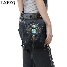 fanny pack for women motorcycle leg bag PU Rivet Women’s waistband waist leg bag bum bag bolsa cintura a case for phone heuptas
