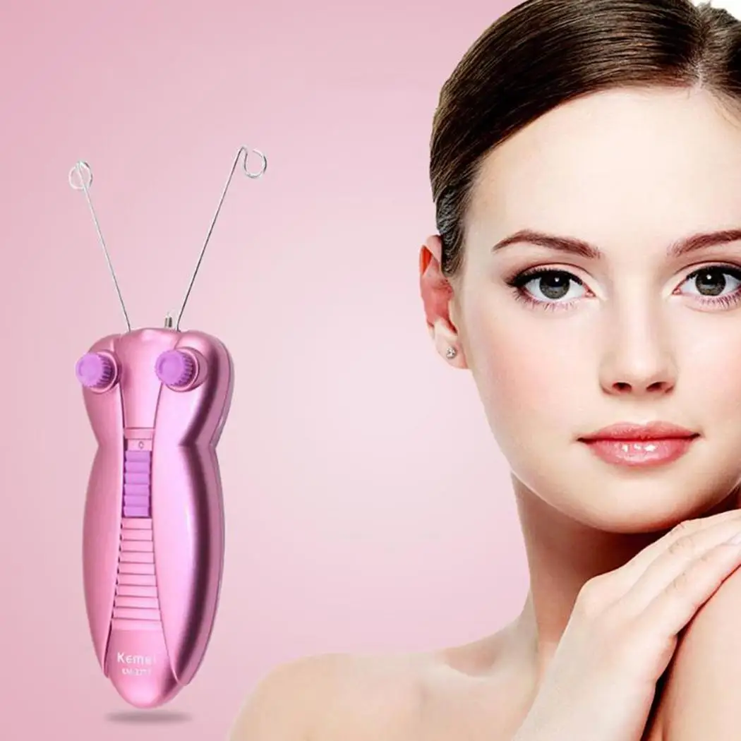 

Practical Non-slip Electric Cotton Thread Epilator Facial Hair Remover Home 500mA Set Appliances Face 50/60Hz