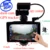 2 in 1 dash cam Car DVR 1080 P 4 pollici Dual Camera GPS posioning Inseguitore Dei GPS G-sensor visione notturna schermo di tocco di trasporto del regalo