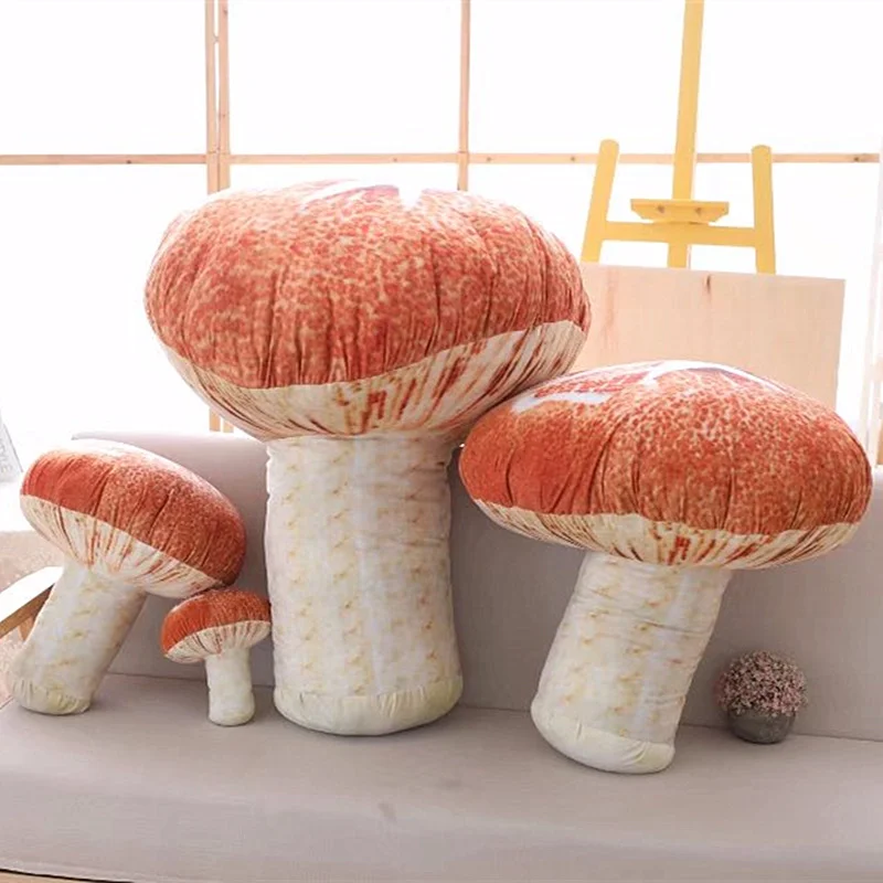 Creative Simulation Mushroom Plant Pillow Mushroom Doll Plush Toy
