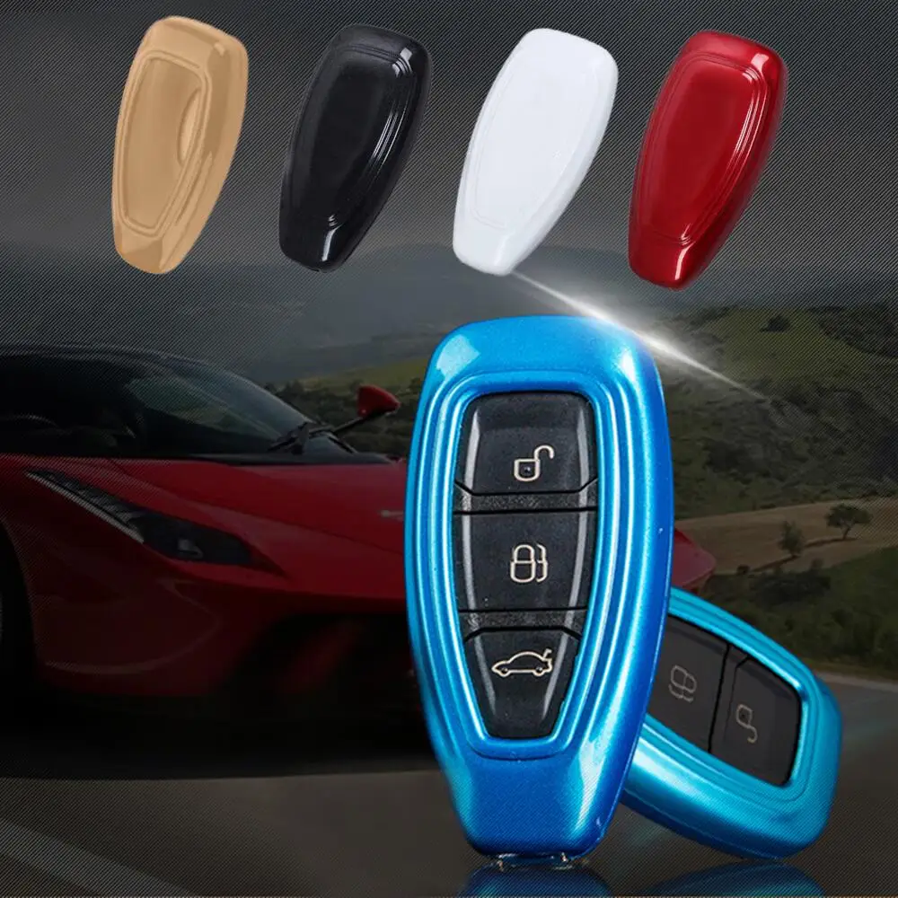 ABS Paint Key Car Keys Cover Box Bag Case For Ford Fiesta Ecosport Kuga