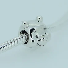 DIY бусины для изготовления ювелирных изделий Стерлинговое Серебро-ювелирные изделия медвежонок из бисера Подвески Серебро 925 Berloque Perles женские