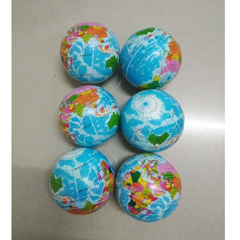 Anti Stress toys Relief World Map Foam Ball Atlas Globe Palm Ball Planet Earth Ball Toys for Chrildren Girls Boys 100mm 6pcs Anti Stress toys Relief World Map Foam Ball Atlas Globe Palm Ball Planet Earth Ball Toys for Chrildren Girls Boys 100mm 6pcs