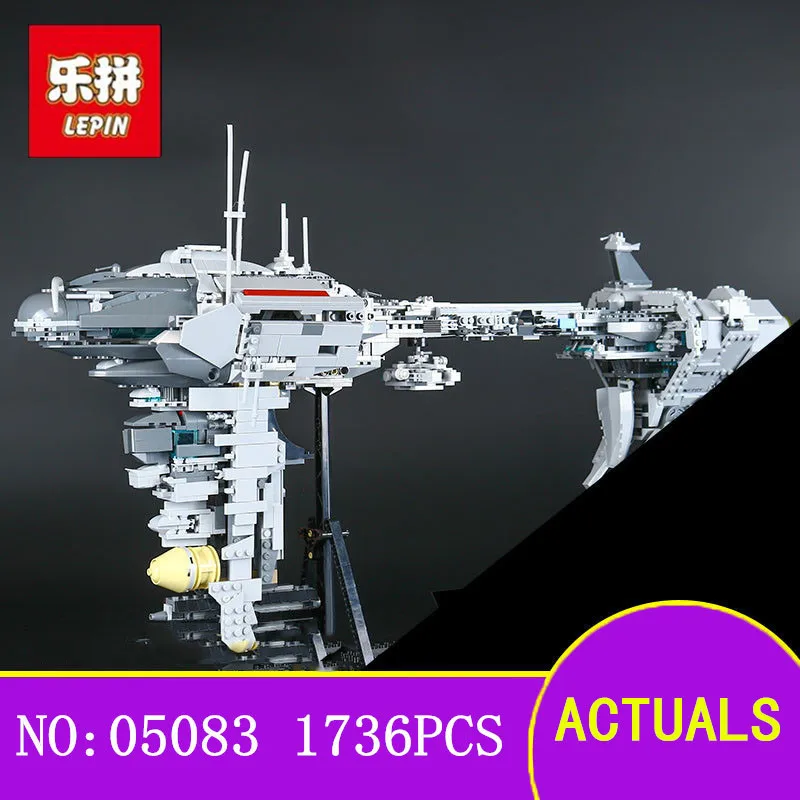 

Lepin 05083 StarWar 1736Pcs MOC The Nebulon Model B Set Medical Frigate Children Building Blocks Bricks Compatible With Legoing