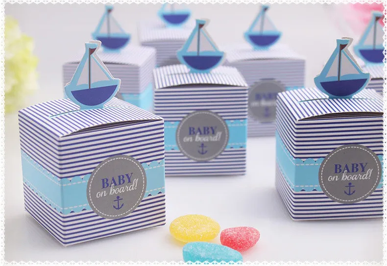Sailboat Wedding Favor Boxes Boat Baby Shower Favor Wedding Giftsin