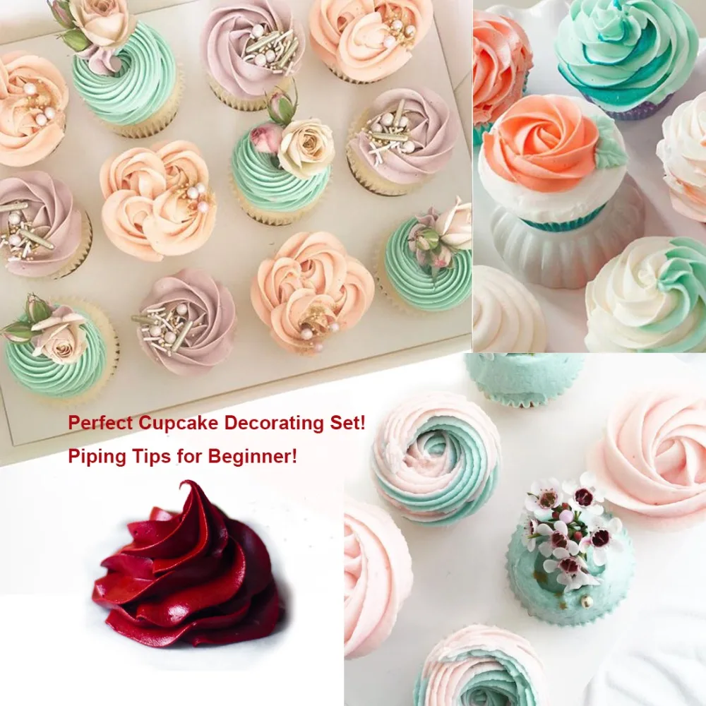 Cake Cupcake Icing Piping Tip Set 8 Pieces X Large Decorating