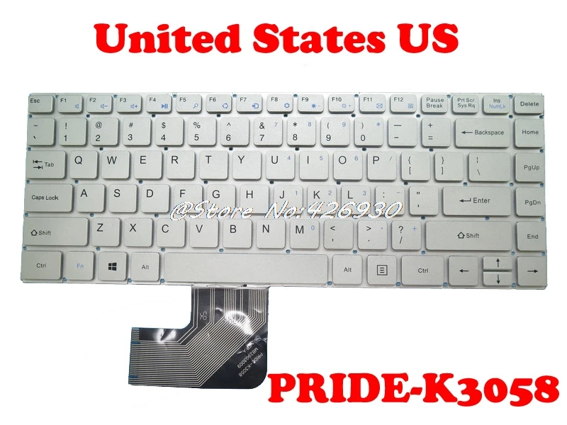 Оригинальная клавиатура США для Teclast F6 PRO Plus PRIDE K2605 MB2903003 MB2903009 K3058 YXT NB93 79